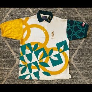 Vintage 1996 Olympics Polo medium